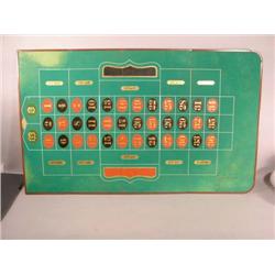 Folding Portable Roulette Layout