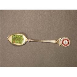 Souvenir Spoon, Sterling Silver  gambling