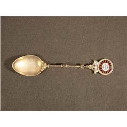 Sterling Silver Souvenir Spoonr  gambling