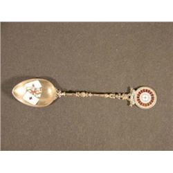Sterling Silver Souvenir Spoonr  gambling