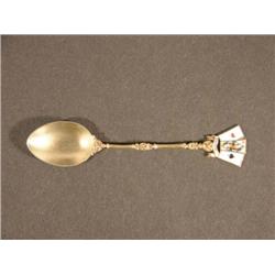 Sterling Silver Souvenir Spoonr  gambling