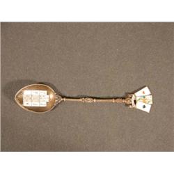 Sterling Silver Souvenir Spoonr  gambling