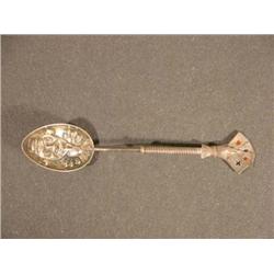 Sterling Silver Souvenir Spoonr  gambling