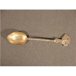 Sterling Silver Souvenir Spoonr  gambling