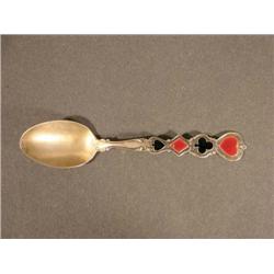 Sterling Silver Souvenir Spoonr  gambling