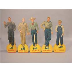 5 Lee Overall Die Cut Stand Ups