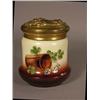 Image 1 : Milkglass Handpainted Humidor