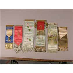 6 PA. Firemans Ribbons