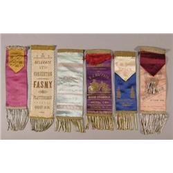 6 Firemans Ribbons