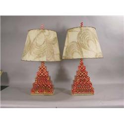 Pair Of Dice Lamps
