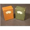 Image 1 : Two Leather Playing Card Cases
