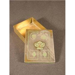Brass Playing Card Case