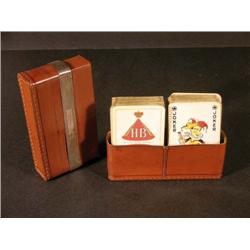Leather Playing Card Case