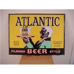 Atlantic Beer Sign - Tin