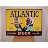 Image 1 : Atlantic Beer Sign - Tin