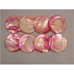Mother Of Pearl Gaming Chips