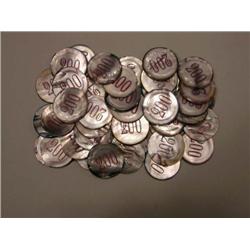 Mother Of Pearl Gaming Chips