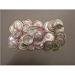Mother Of Pearl Gaming Chips