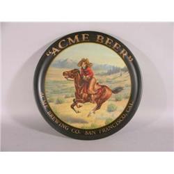 Acme Beer Tin Tray - Cowgirl