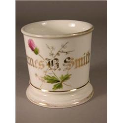 Shaving Mug - Floral Design