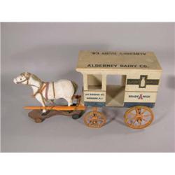 Wood Pull Toy For Alderney Dairy Co.