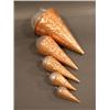 Image 1 : 5 Hanging Copper Ice Cream Cones