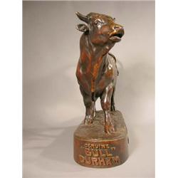 Rare Bull Durham Bull Statue