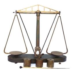 Historic "Parrott" Gold Scales