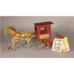Wood Pull Toy, U.S. Mail #27
