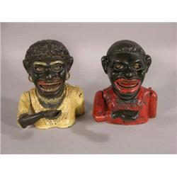 Two Cast Iron Banks