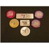 Image 1 : Mother Of Pearl Gaming Chip Set