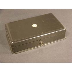 Ebony Whist Card and Chip Box