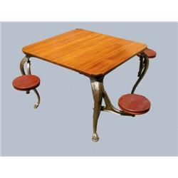 Ice Cream Table  - Swing Out Seats