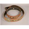 Image 1 : Two Hand Tooled Leather Firemans Belts