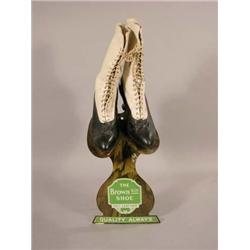 Brown Bilt Shoe Tin Store Display