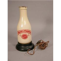 Milk Bottle Co. Advertising Lamp