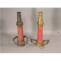 Two Red Fire Nozzles