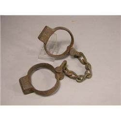 Early 1800 Iron Shackles