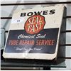 Image 1 : VINTAGE BOWES SEAL FAST COUNTER TOP DISPLAY CABINET W/CONTENTS