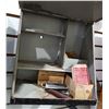 Image 2 : VINTAGE BOWES SEAL FAST COUNTER TOP DISPLAY CABINET W/CONTENTS