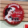 Image 1 : COCA COLA BOTTLE CAP STEELSIGN