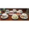 Image 1 : 8 BONE CHINA TEACUPS/SAUCERS