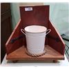 Image 1 : CUSTOM MADE FARMHOUSE PLANT STAND