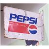 Image 1 : PEPSI METAL FLANGE SIGN, DOUBLE SIDED