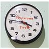 Image 1 : FIRESTONE TIRES METAL CLOCK