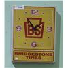 Image 1 : VINTAGE BRIDGESTONE TIRES METAL CLOCK