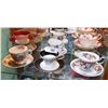 Image 1 : 8 BONE CHINA TEACUPS/SAUCERS