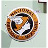 Image 1 : NATIONAL GASOLINE ENAMEL SIGN CONVEX