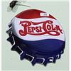 Image 1 : EMBOSSED PEPSI COLA BOTTLE CAP SIGN
