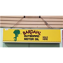 BARDAHL OUTBOARD MOTOR OIL LIGHT UP SIGN